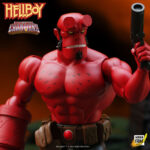 HELLBOY IMMORTAL CHAMPIONS BOSS FIGHT STUDIO. ¡Hellboy, de Mike Mignola, cobra vida en forma de figura de acción retro! Immortal Champions es una nueva fusión de la estética clásica de los juguetes de los años 80 y el estilo moderno. Esta nueva línea combina temas de fantasía y ciencia ficción en una escala de 14 cm para los fans de hoy en día. Hellboy tiene 27 puntos de articulación, cuenta con la atención al detalle característica de Boss Fight Studio e incluye pistola, funda y espada. Perfecto para luchar y/o beber con esqueletos. Empaquetado en blíster.