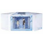 Figura de acción articulada de 16 cm del personaje DIORAMA PRINCESA LEIA & HAN SOLO BLACK SERIES STAR WARS