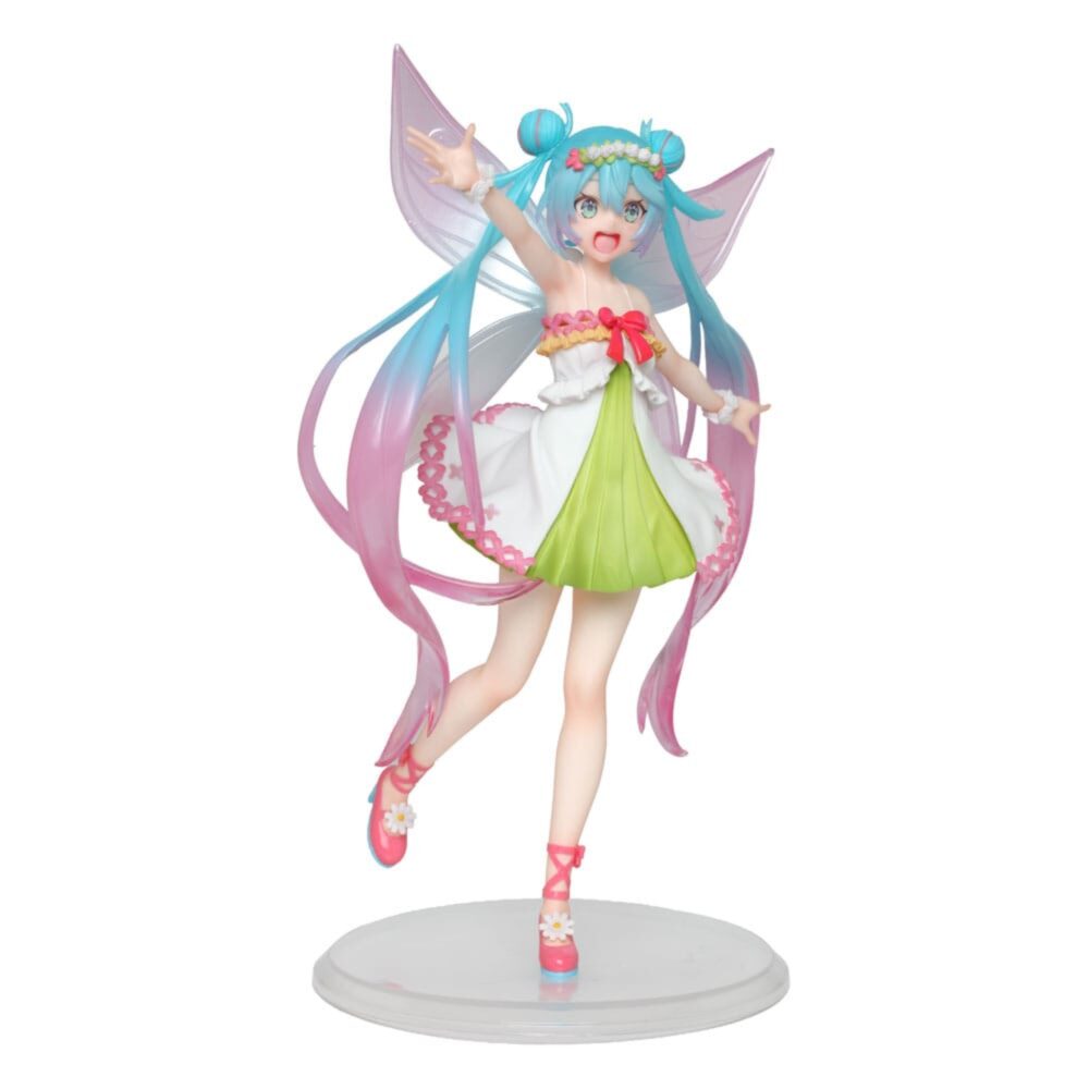 Hatsune miku 3rd season spring ver. Reissue. ¡la fantástica hatsune miku! Genial figura de hatsune mikue 3rd season spring ver. Esta figura mide 18 cms y ha sido fabricada por taito en pvc y abs de alta calidad. ¡dale un toque adorable a tu colección con esta figura hatsune miku 3rd season spring ver. Vocaloid!