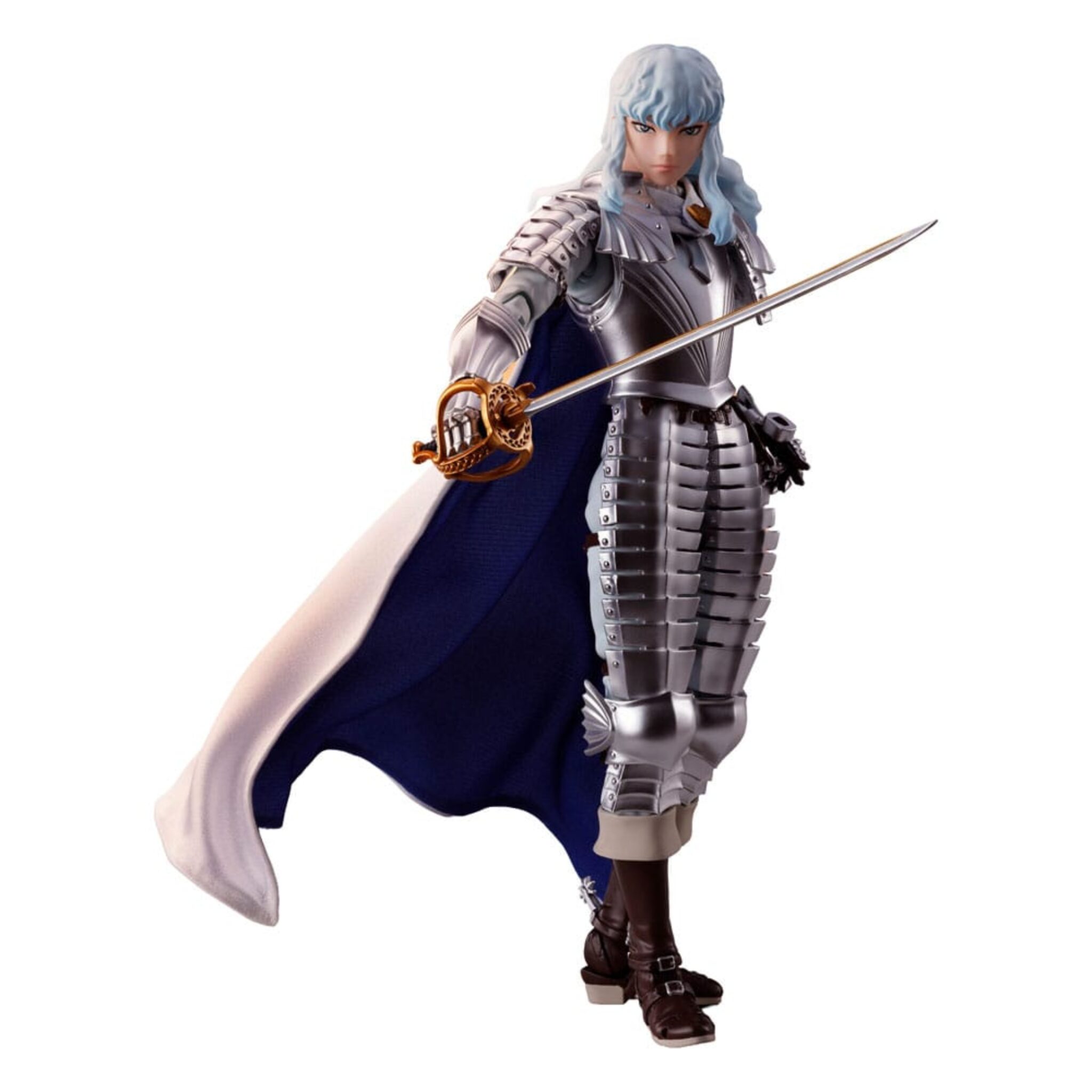 GRIFFITH BERSERK THE BAND OF THE HAWK S.H. FIGUARTS GRIFFITH BERSERK THE BAND OF THE HAWK S.H. FIGUARTS. mide unos 16 cm de altura y se une a la línea S.H. Figuarts de Tamashii Nations