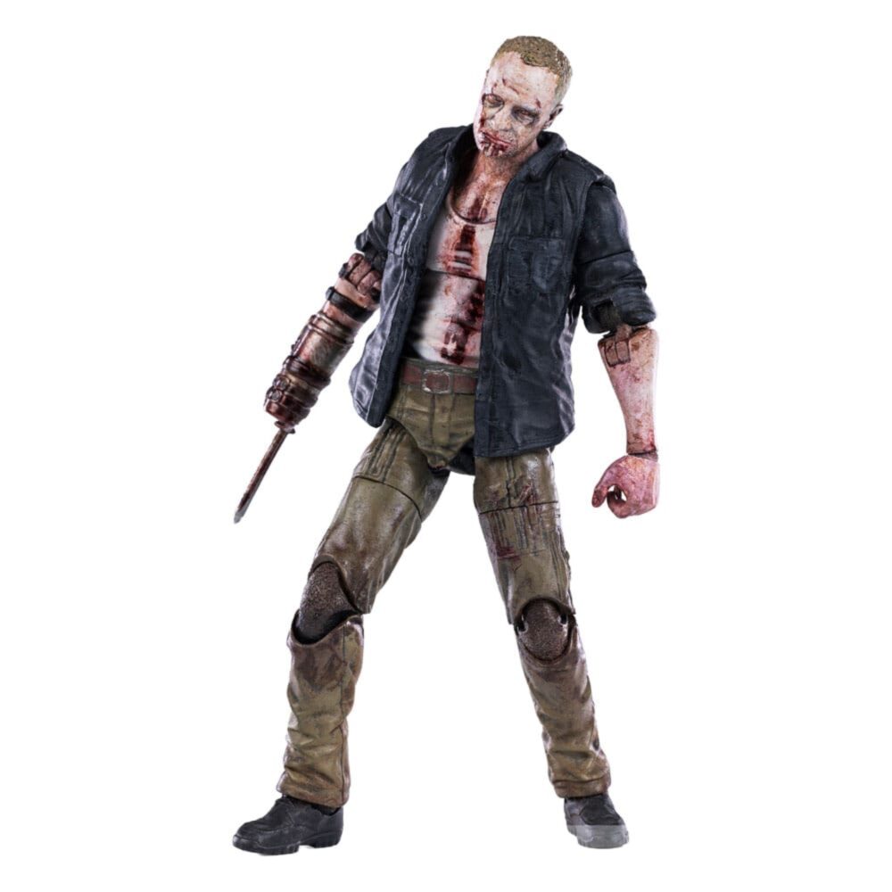 MERLE THE WALKING DEAD EXQUISITE MINI SERIES. Esta figura oficial mide unos 11 cm y muestra s Merle como un caminante
