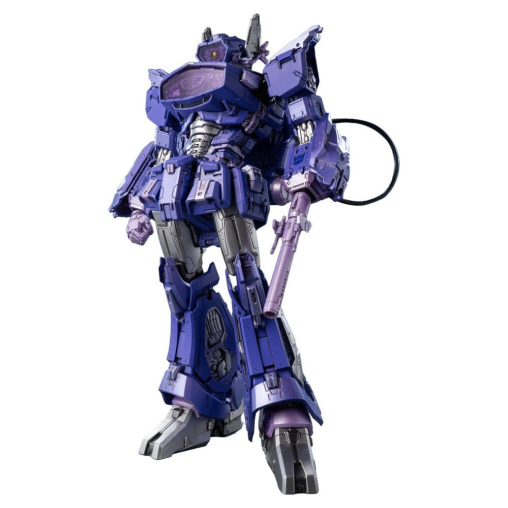 SHOCKWAVW TRANSFORMERS MDLX THEEZERO. Esta versión MDLX lo convierte en una figura articulada de 19 cm muy detallada de ThreeZero.