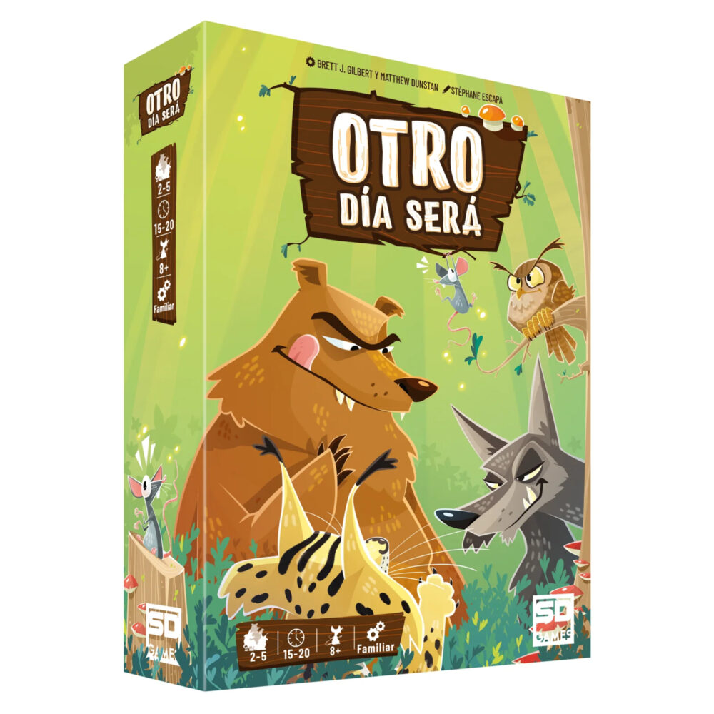 OTRO DÍA SERA JUEGO DE MESA SD GAMES. Juego de tablero de 2 a 5 jugadores y de 15 a 20 minutos de duración.