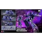 SHOCKWAVW TRANSFORMERS MDLX THEEZERO. Esta versión MDLX lo convierte en una figura articulada de 19 cm muy detallada de ThreeZero.