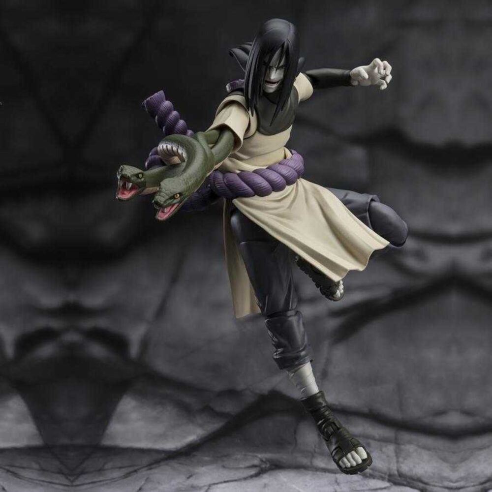 OROCHIMARU SEEKER OF IMMORTALITY REISSUE NARUTO S.H. FIGUARTS. Esta versión oficial de «Seeker of Immortality» mide unos 15 cm de altura y pertenece a la línea S.H.Figuarts de Tamashii Nations