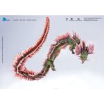 TIAMAT GODZILLA X KONG THE NEW EMPIRE EXQISITE BASIC. figura oficial mide unos 40 cm de largo y trae al Titán serpenteante de Godzilla x Kon.