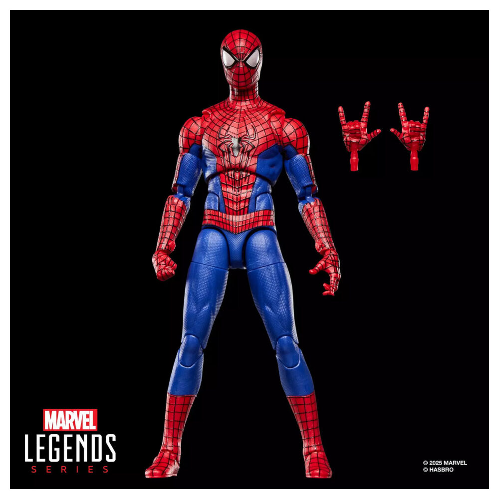 Hasbro incorpora a la línea Marvel Legends Series esta figura de The Amazing Spider-Man, basada en la aparición del personaje en la película "Spider-Man: No Way Home" de Marvel Studios.