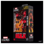 Hasbro presenta a la colección Marvel Legends Series esta figura de Betty Ross Banner transformada en Red She-Hulk (Hulka Roja en España) inspirada en su aparición en los cómics de "Hulk".