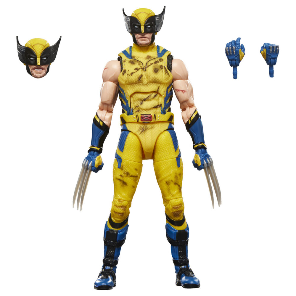 WOLVERINE DEADPOOL & WOLVERINE MARVEL LEGENDS SERIES. figura Marvel coleccionable tiene una escala de 15 cm