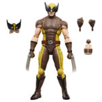 WOLVERINE BROWN SUIT DEADPOOL & WOLVERINE MARVEL LEGENDS SERIES. figura Marvel coleccionable tiene una escala de 15 cm