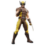 WOLVERINE BROWN SUIT DEADPOOL & WOLVERINE MARVEL LEGENDS SERIES. figura Marvel coleccionable tiene una escala de 15 cm