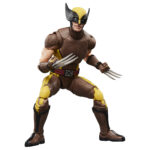 WOLVERINE BROWN SUIT DEADPOOL & WOLVERINE MARVEL LEGENDS SERIES. figura Marvel coleccionable tiene una escala de 15 cm