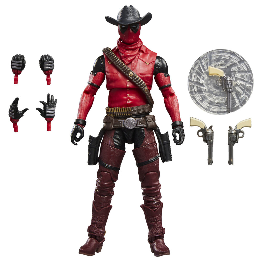 COWBOYPOOL DEADPOOL & WOLVERINE MARVEL LEGENDS SERIES. Esta figura Marvel coleccionable tiene una escala de 15 cm