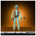 GREEDO VINTAGE COLLECTION STAR WARS A NEW HOPE. Con una altura de 9,5 cm, esta figura destaca por su diseño premium y detalles precisos que capturan al célebre rodiano.