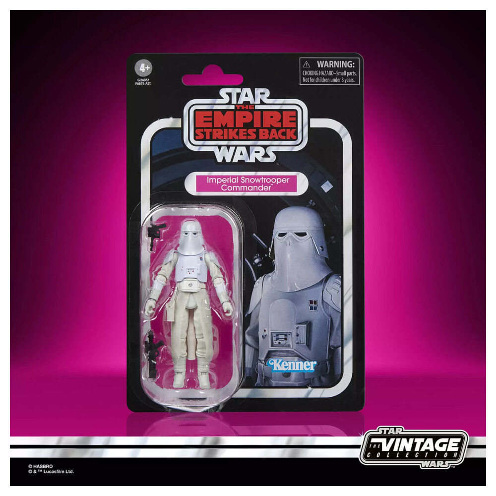 SNOW TROOPER OFFICER COLLECTION STAR WARS EMPIRE STRIKES BACK. Esta figura articulada de 9,5 cm reproduce con gran detalle a los oficiales imperiales cuando fueron desplegados durante la batalla de Hoth.