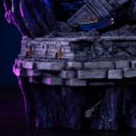 SILVER SURFER DELUXE MARVEL COMICS ESTATUA INFINITY GAUNTLET DIORAMA ART SCALE 1/10. una estatua de resina de unos 36 cm de altura