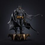 BATMAN ABSOLUTE DC COMICS ESTATUA ART SCALE 1/10. Esta versión Absolute de Batman captura esa idea en una estatua oficial de resina de unos 26 cm de altura a escala 1/10.