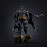 BATMAN ABSOLUTE DC COMICS ESTATUA ART SCALE 1/10. Esta versión Absolute de Batman captura esa idea en una estatua oficial de resina de unos 26 cm de altura a escala 1/10.