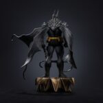 BATMAN ABSOLUTE DC COMICS ESTATUA ART SCALE 1/10. Esta versión Absolute de Batman captura esa idea en una estatua oficial de resina de unos 26 cm de altura a escala 1/10.