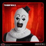 ART THE CLOWN & LITTLE PALE GIRL TERRIFIER 2 5 POINTS SET (2) MEZCO TOYS. figuras articuladas y altamente detalladas de Art el Payaso y a la Niña Pálida.
