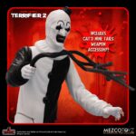 ART THE CLOWN & LITTLE PALE GIRL TERRIFIER 2 5 POINTS SET (2) MEZCO TOYS. figuras articuladas y altamente detalladas de Art el Payaso y a la Niña Pálida.