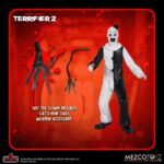 ART THE CLOWN & LITTLE PALE GIRL TERRIFIER 2 5 POINTS SET (2) MEZCO TOYS. figuras articuladas y altamente detalladas de Art el Payaso y a la Niña Pálida.