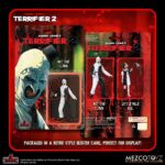 ART THE CLOWN & LITTLE PALE GIRL TERRIFIER 2 5 POINTS SET (2) MEZCO TOYS. figuras articuladas y altamente detalladas de Art el Payaso y a la Niña Pálida.