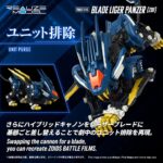 BLADE LIGER PANTHER (ZBF) ZOIDS MAQUETA PLASTIC MODEL KIT. kit de modelo de plástico de unos 25 cm de largo a escala 1/100, que forma parte de la línea de kits de modelos de plástico de Takara Tomy
