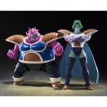 DODORIA ＆ ZARBON BARDOCK THE FATHER OF GOKU DRAGON BALL SH FIGUARTS. Este lanzamiento oficial los reúne al dúo Dodoria y Zarbon en la línea S.H. Figuarts, con una altura de unos 16 cm