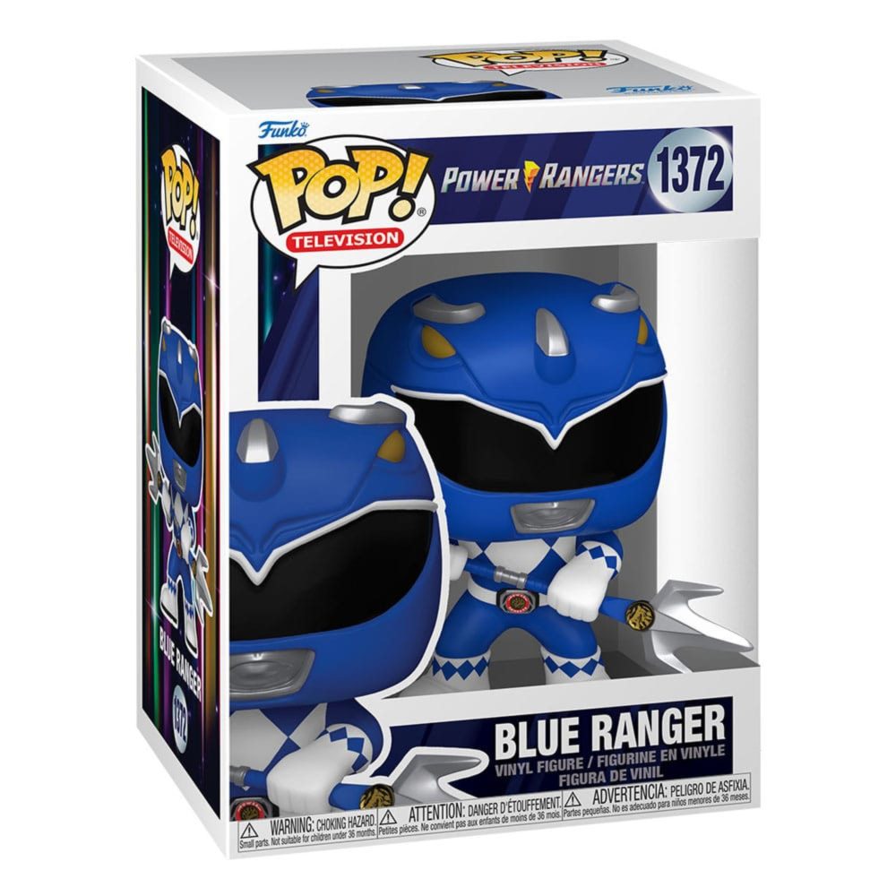 POWER RANGERS 30TH FIGURA POP! TV VINYL BLUE RANGER 9 CM.Figura de vinilo de la línea 'POP!', tamaño aprox. 9 cm.