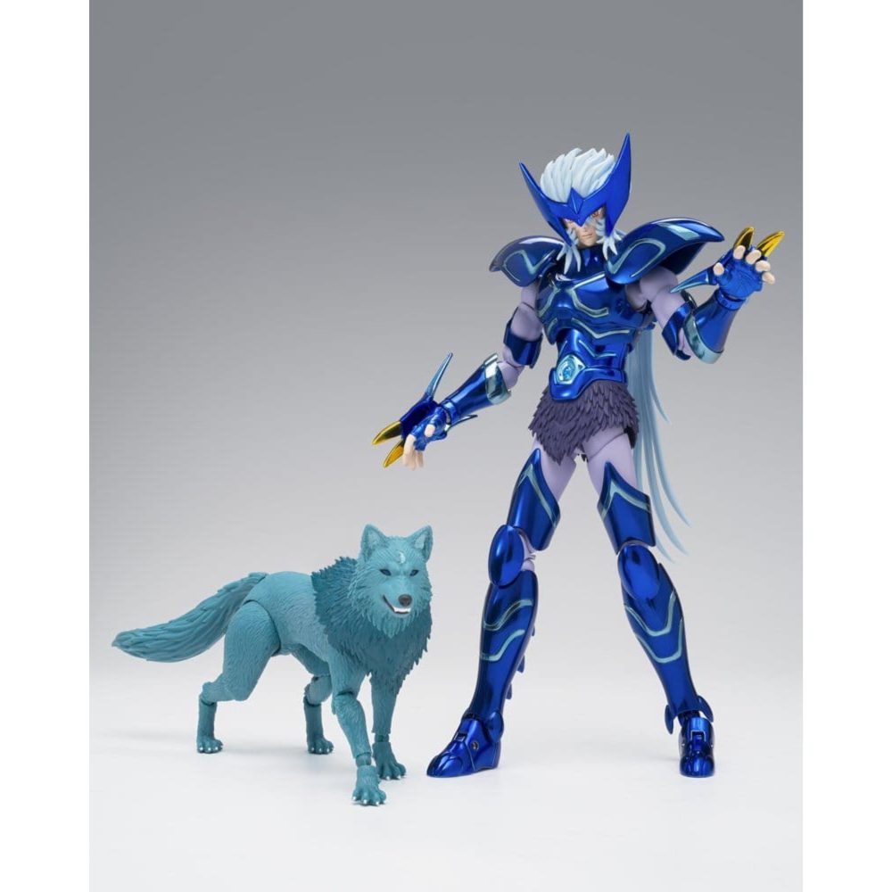 EPSILON ALIOTH FENRIR SAINT SEIYA SAINT CLOTH MYTH EX. Figura articulada de la línea "Saint Cloth Myth Ex" con accesorios, tamaño aprox. 17 cm.