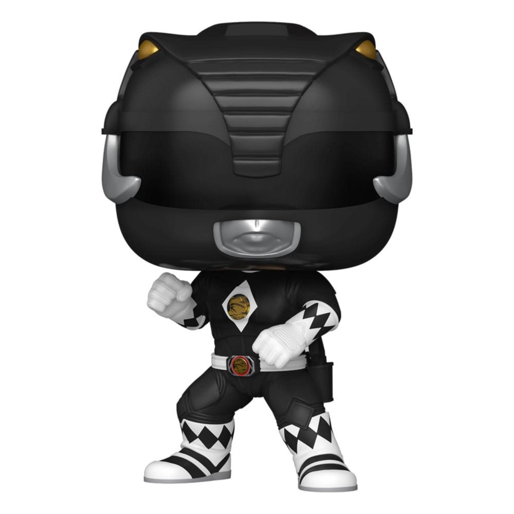 BLACK RANGER POWER RANGERS THE MOVIE FUNKO POP. Figura de vinilo de la línea 'POP!', tamaño aprox. 9 cm.