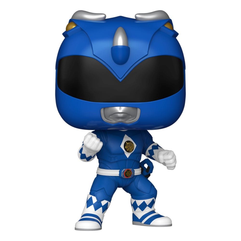 BLUE RANGER POWER RANGERS THE MOVIE FUNKO POP. Figura de vinilo de la línea 'POP!', tamaño aprox. 9 cm.