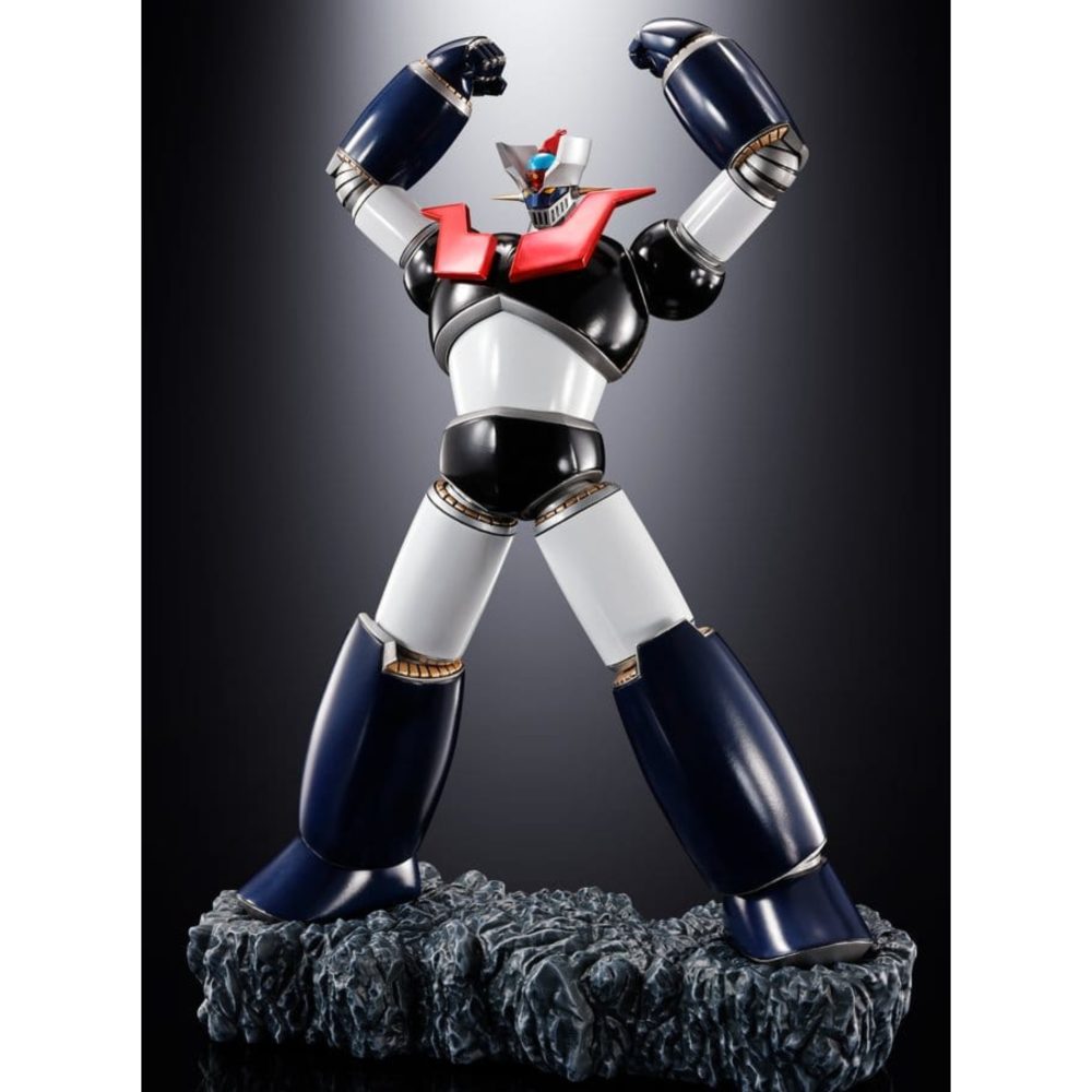 DOUBLE MAZINGER FIGUARTS ZERO TOUCHE METALLIQUE. Estatuilla de PVC, aprox. 21 cm de altura, con base, en caja con ventana.