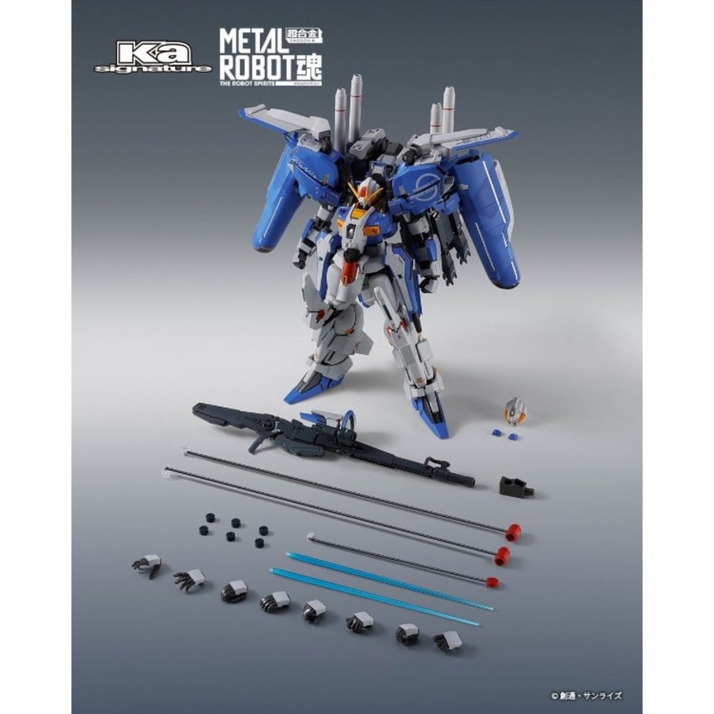 EX-S GUNDAM METAL ROBOT SPIRITS SIDE MS. Mide 15 cm y esta hecho de plástico.