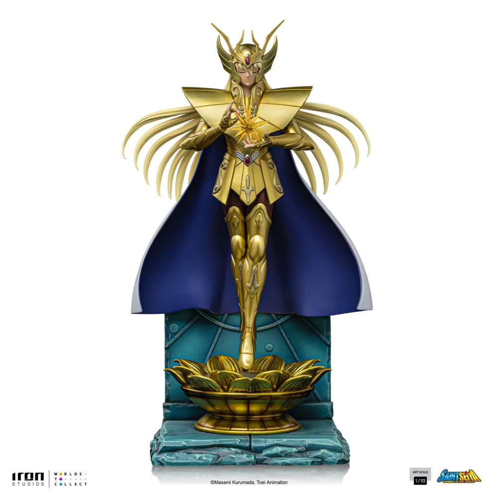 VIRGO SHAKA SAINT SEIYA ART SCALE 1/10. Mide 28,4 cm