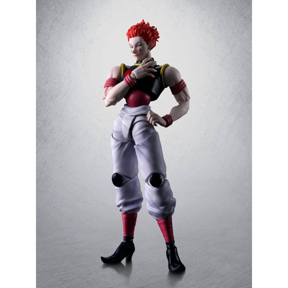 HISOKA HUNTER X HUNTER S.H. FIGUARTS. Figura articulada de la línea "S.H.Figuarts" con accesorios, tamaño aprox. 17 cm.