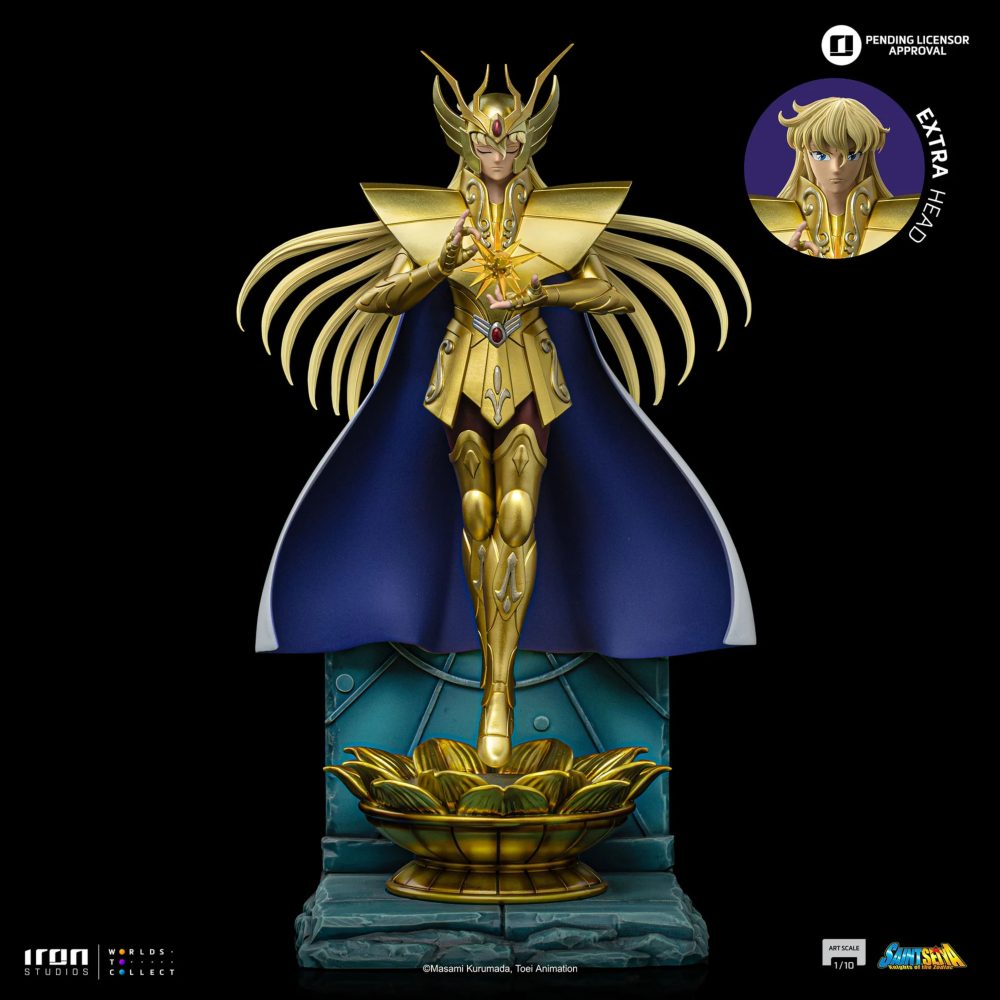 VIRGO SHAKA SAINT SEIYA ART SCALE 1/10. Mide 28,4 cm