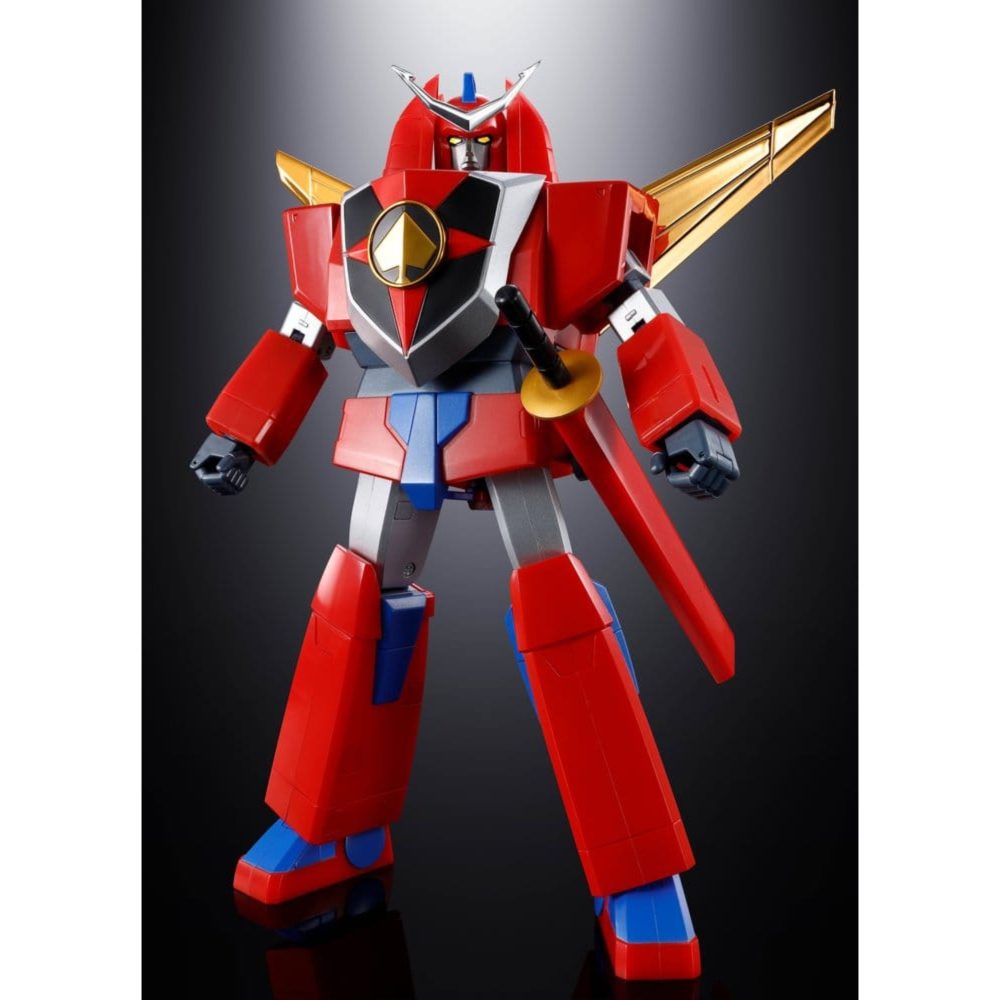 GX-61R DAIOJA SOUL OF CHOGOKIN. Figura articulada de la línea "Soul of Chogokin" con accesorios, tamaño aprox. 30 cm.